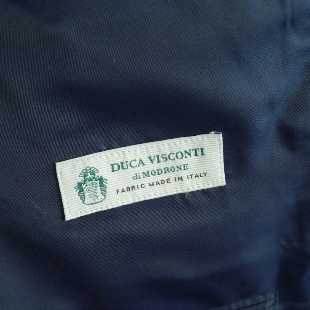J.Crew Ludlow Blazer 40R Navy Blue Duca Visconti Italian Cotton Twill Jacket